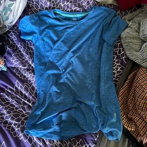 Kids athletic blue shirt